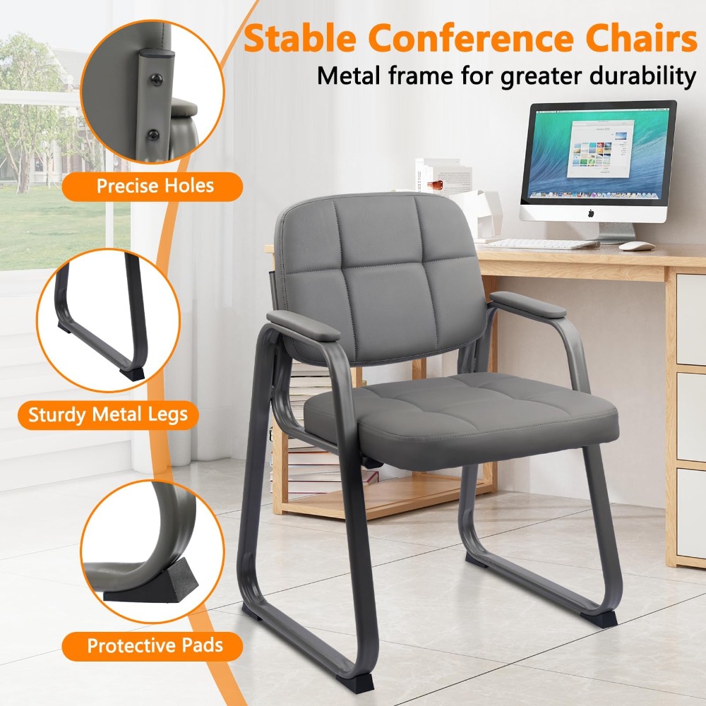 Waiting Room Guest Chair with  - đánh giá và giá Leather Desk Pad