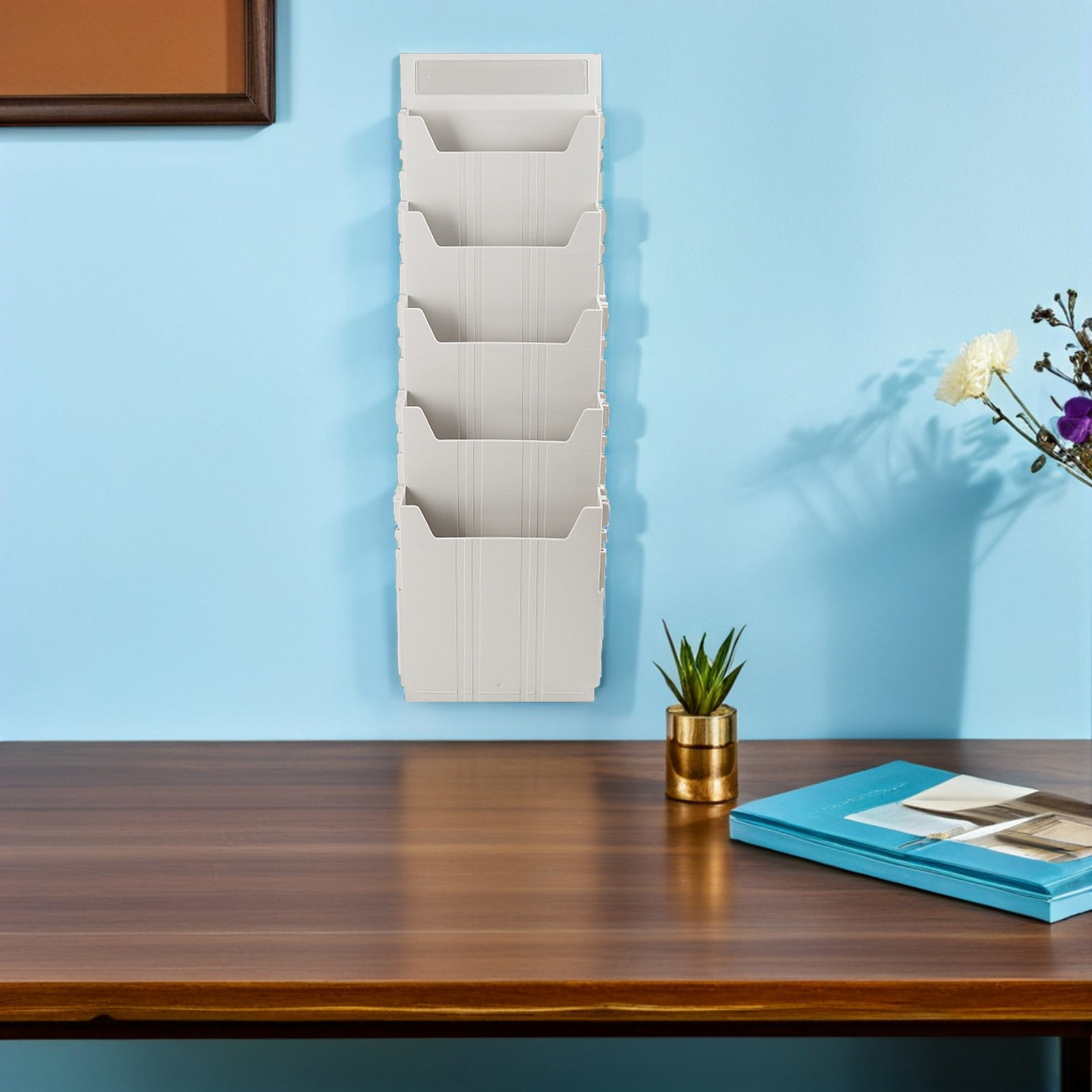 Wall Mounted Magazine Holder E - đánh giá và giá Magazine Holder Rack