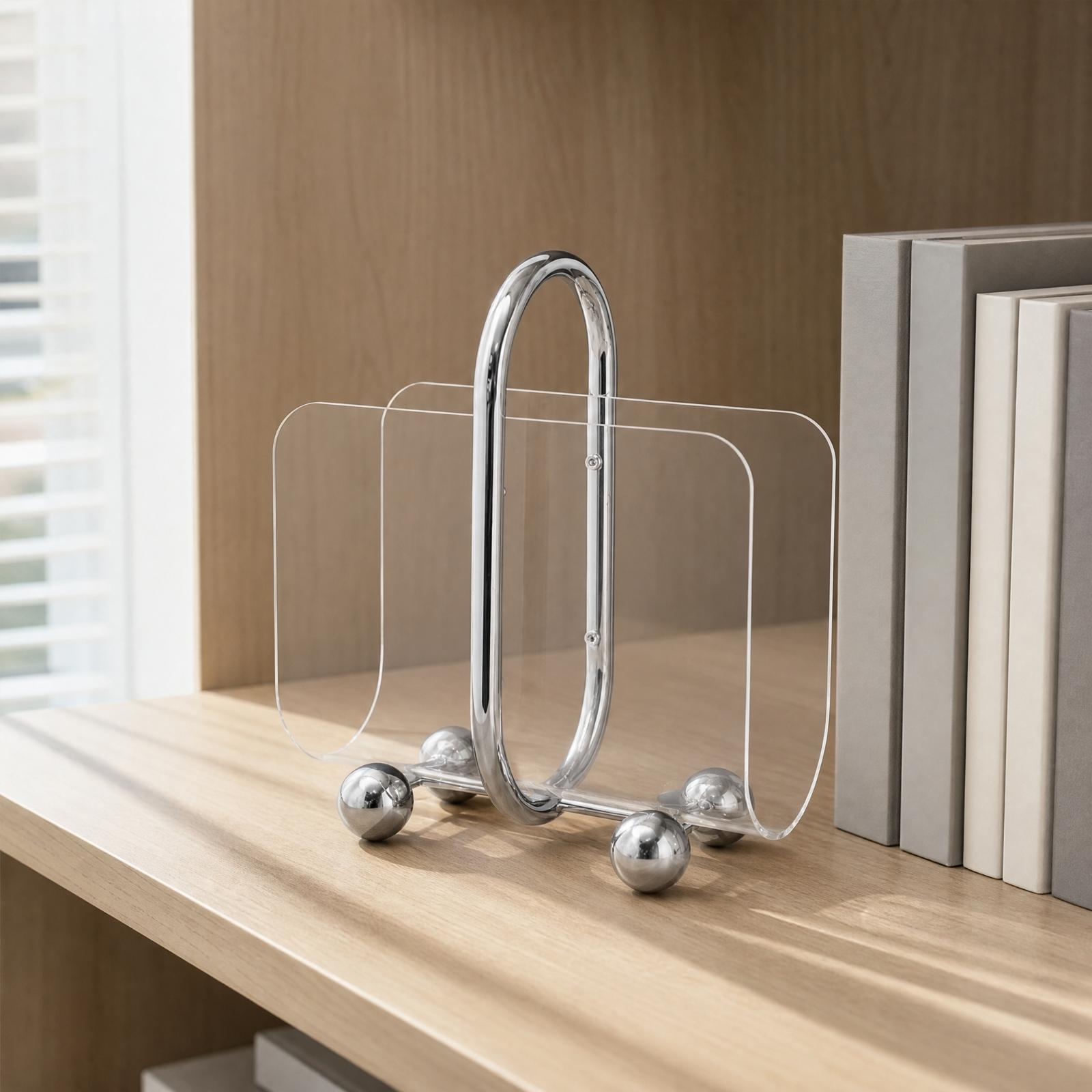 Acrylic Magazine Rack Bookshel - đánh giá và giá Magazine Holder Rack